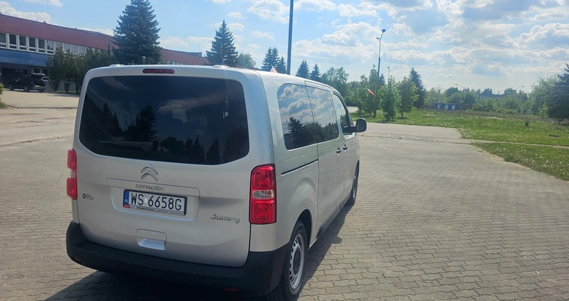 Citroen Jumpy Combi cena 118080 przebieg: 78200, rok produkcji 2018 z Siedlce małe 326